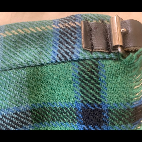 COBRA KILT vintage plaid Irish wool wrap skirt, size small - Picture 4 of 7
